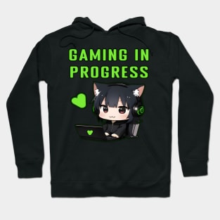 Gamer Neko - Gaming in Progress Hoodie